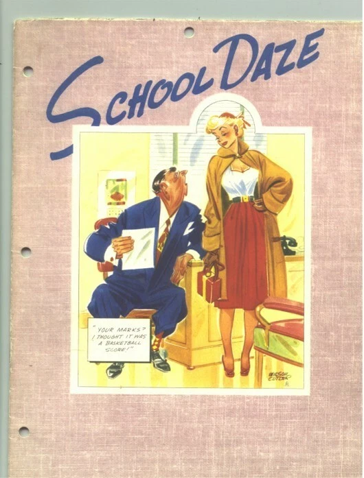 1950/1951 School Daze Calendar; School Year Rememberance Photos & Favorites  | eBay