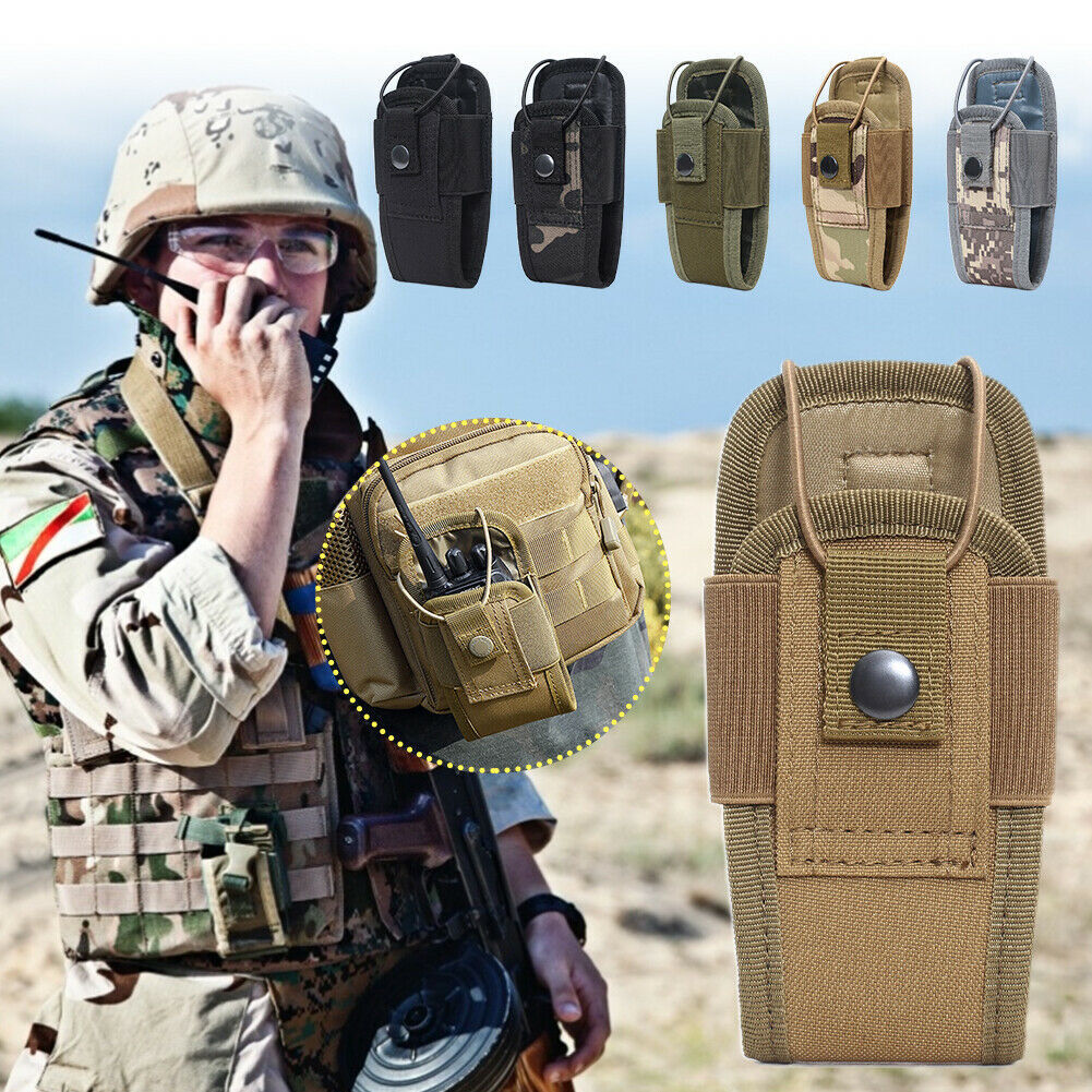 Taktische MOLLE Funkgerätetasche - Einstellbar, Aus 1000D Nylon, Für Radio & Mehr
