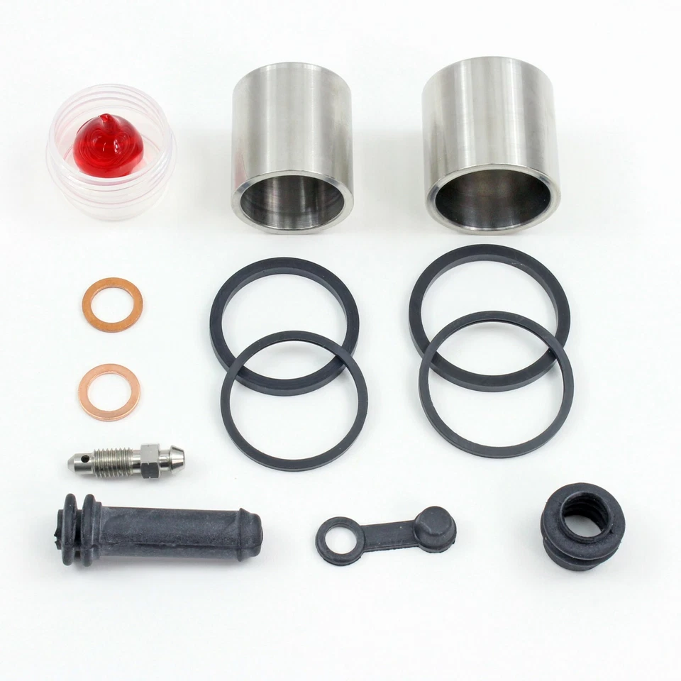 Vedação de pinça de freio + kit de pistão SS para Yamaha dianteiro substitui OEM 3JB-25803-00-00 - Imagem 2 de 3