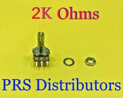 2K OHMS Linear Panel Mount Volume Control B2K Potentiometer 3 terminals  
