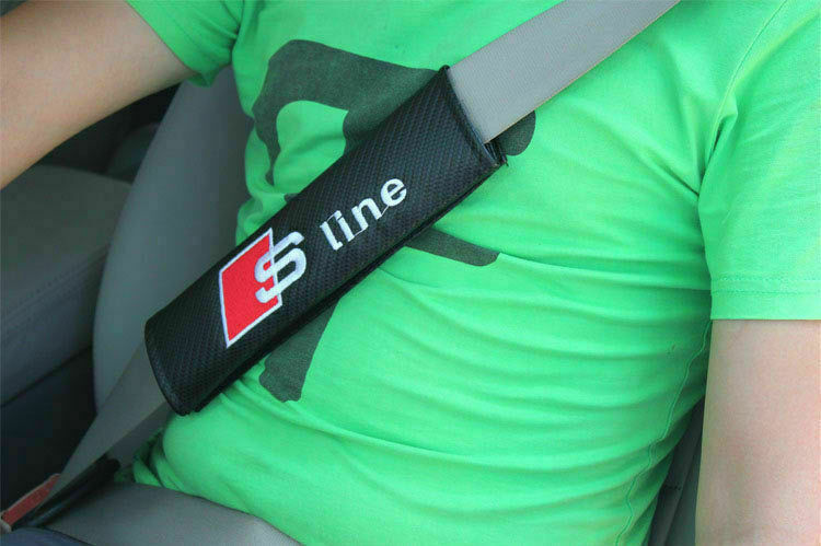 Carbon Fiber Popular Car Seat Belt Cover Pads Fo Safety