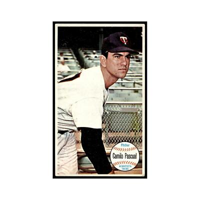 Camilo Pascual 1964 Topps Giants #32 Minnesota Twins Baseball Card EX