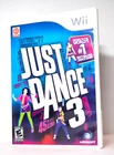 Just Dance 3 (Nintendo Wii, 2011) Complete with booklets, case and disk