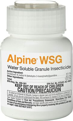 BASF Alpine WSG Insecticide 200 grams Ants Bed Bugs Centipedes Crickets Earwigs