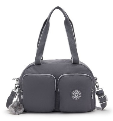 kipling Medium Shoulderbag Umhängetasche Schultertasche Moonlit Grey grau