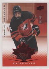 2021 Upper Deck Team Canada Juniors Exclusives 234/250 Corson Ceulemans #82 yc8