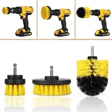 Power Scrubber Brush 3pcs/set for Bathroom Drill Cleaning Cordless Attachment