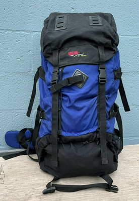 Vintage Ridgeway by Kelty Yukon Internal Frame Backpack - Blue & Black