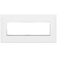 Placca Vimar 21657  7 Moduli Serie EIKON EVO Montaggio Orizzontale e Verticale