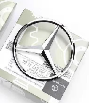 New for Mercedes-Benz Chrome Star Trunk Emblem Badge 90mm - Free Shipping NEW