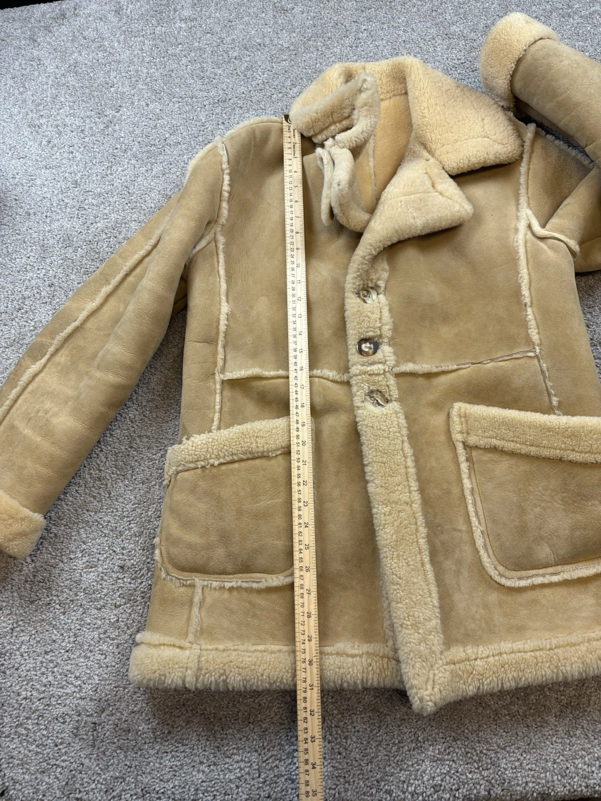 Vintage Buckboard Mens Jacket 40 Western Cowboy Rancher Sueded Leather 70s image 17