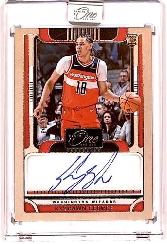2024-25 Panini One & One Rookie 6/99 Kyshawn George Rookie Auto R6220J