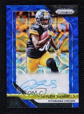 2018 Panini Prizm Rookie Blue Scope 70/99 Jaylen Samuels #RA-JSA Auto 15ej