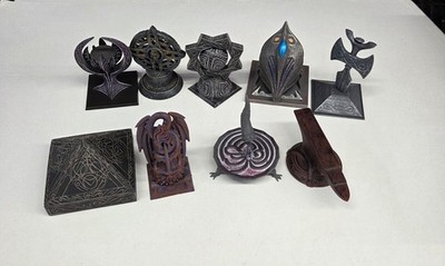 Elder Scrolls Skyrim Shrines Of The 9 Divines Set Collectible Bethesda