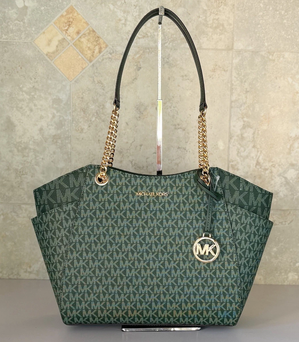 Michael Kors Jet Set Tote Green Bags & Handbags for Women for sale
