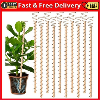 10pcs Electroculture Plant Stakes 17'' Copper Coil Wire Antennas Garden Tensor
