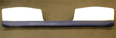 2005 Glastron GS 219 Boat Rear Seat Back Rest Cushion Blue White