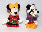 Disney Christmas MICKEY MOUSE Kissed by MINNIE MOUSE Salt & Pepper SHAKERS — photo 3