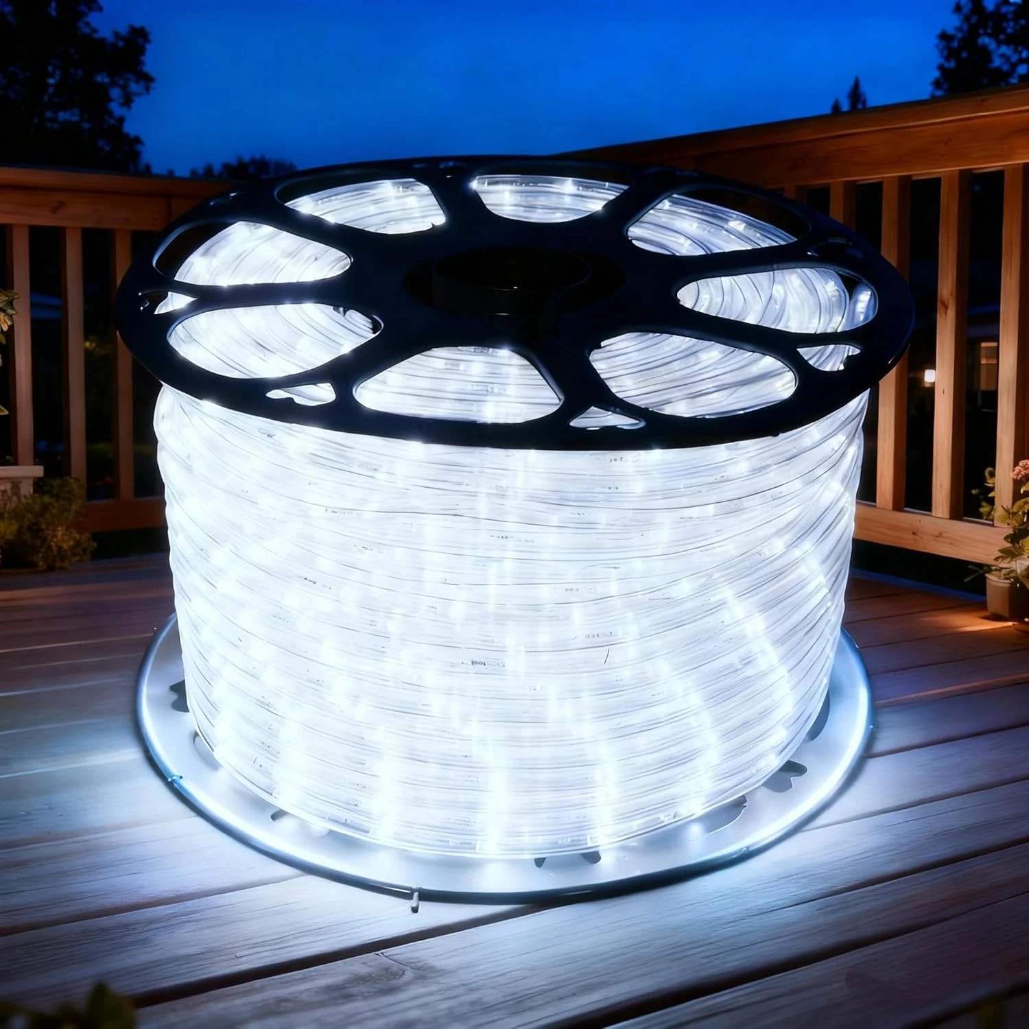 150Ft Waterproof LED Rope Lights for Indoor/Outdoor Xmas & Party Decor