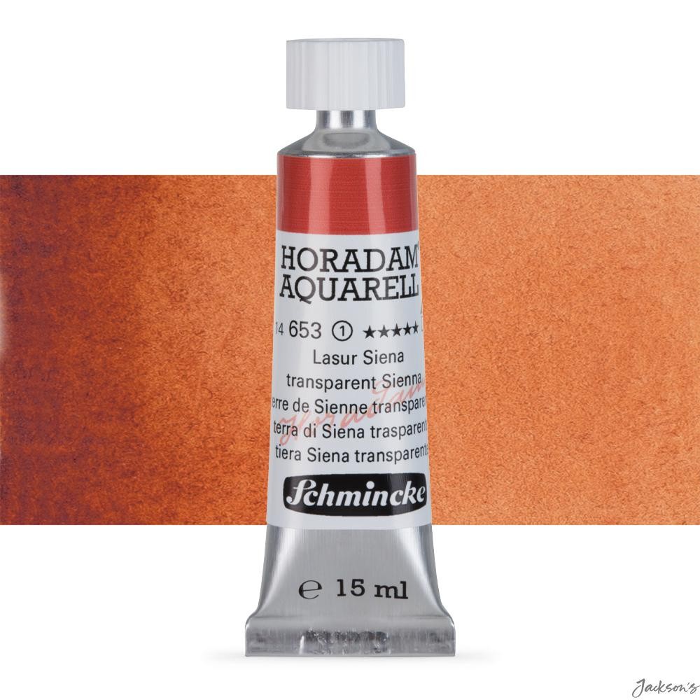 Schmincke Horadam Watercolour Paint Tube 15ml Transparent Sienna Colour Mixing