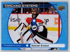 2025-26 Upper Deck #TS-18 Samuel Ersson Tracking Systems Philadelphia Flyers