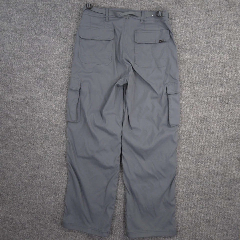 Pantalones cargo PrAna elásticos Zion para mujer 12 azul Thundercloud rendimiento al aire libre Foto 3 de 4