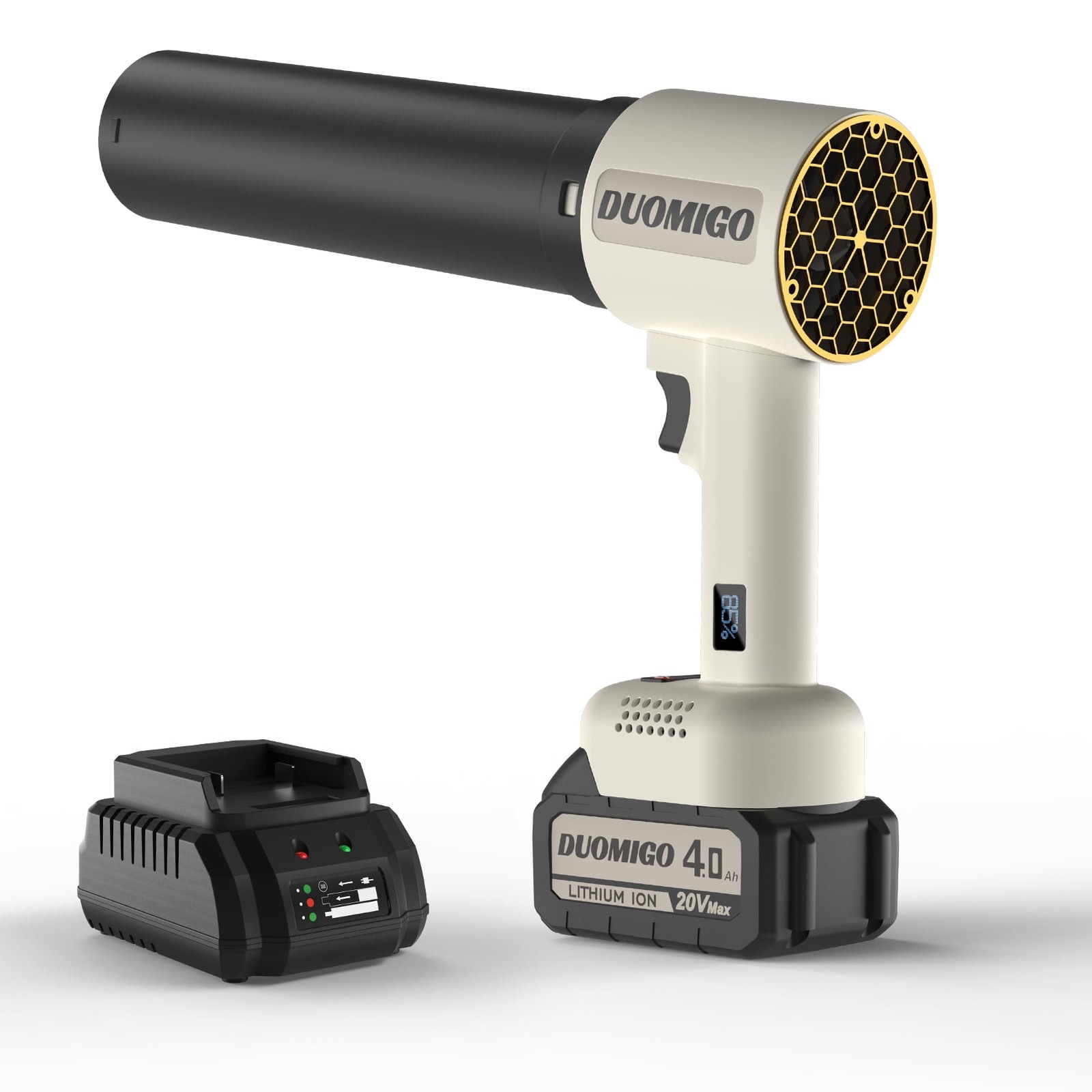 Duomigo Cordless Turbo Dryer Blower 20V 120000RPM Brushless Motor 1600g 12290₽