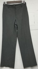 Banana Republic Women  s 4 Regular Stretch Logan Pant Gray Career Polyester Blend