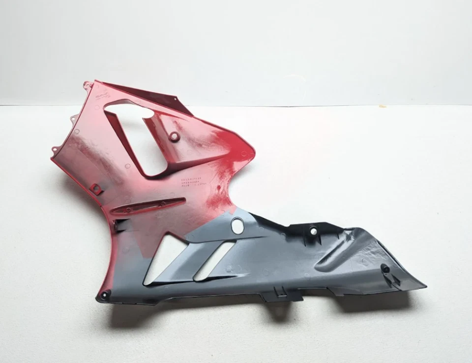 02-05 Kawasaki Ninja ZX12R ZX1200B OEM Rojo/Gris Derecha Lwr Capucha 55028-1428-454 Foto 2 de 2