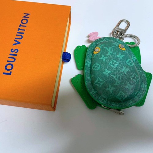 Louis Vuitton LV Green Monogram Frog Bag Charm Keychain - FREE SHIPPING