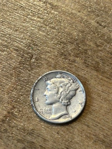 1942 Mercury Dime AU