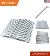 STEM Educational 100 Pcs Round Rod Axles, 2mm x 70mm for Toys & Models