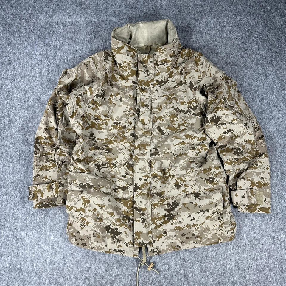 TRU-SPEC Parka Mens Medium Military Desert Digital Camo H2O ECWCS Waterproof - Image 2 of 4