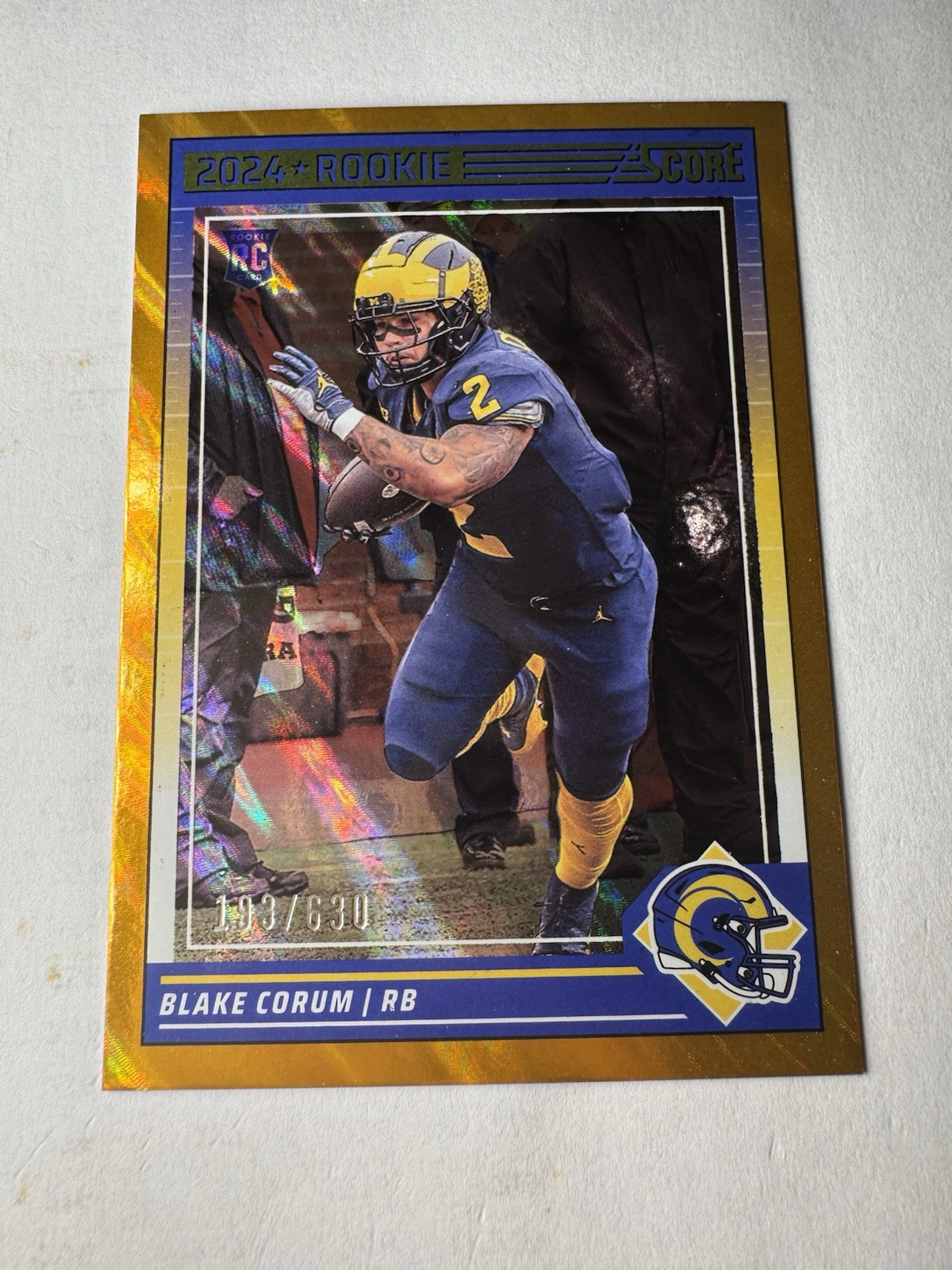 2024 Score #389 Blake Corum Lava #/630