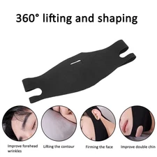 Men Facial Slimming Strap Elastic Double Chin Reducer Face Lifting Firming Belt