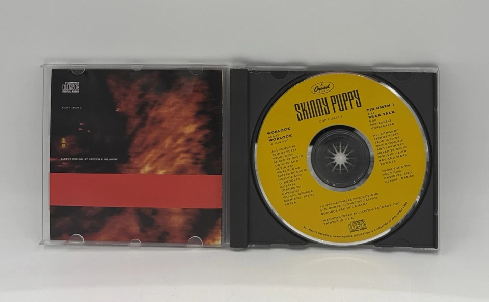 Skinny Puppy Worlock CD 1990 - Image 2 of 3