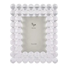 TIZO Design 4x6 Crystal Clear Glass Picture Frame, Boutique Quality Photo Fra...