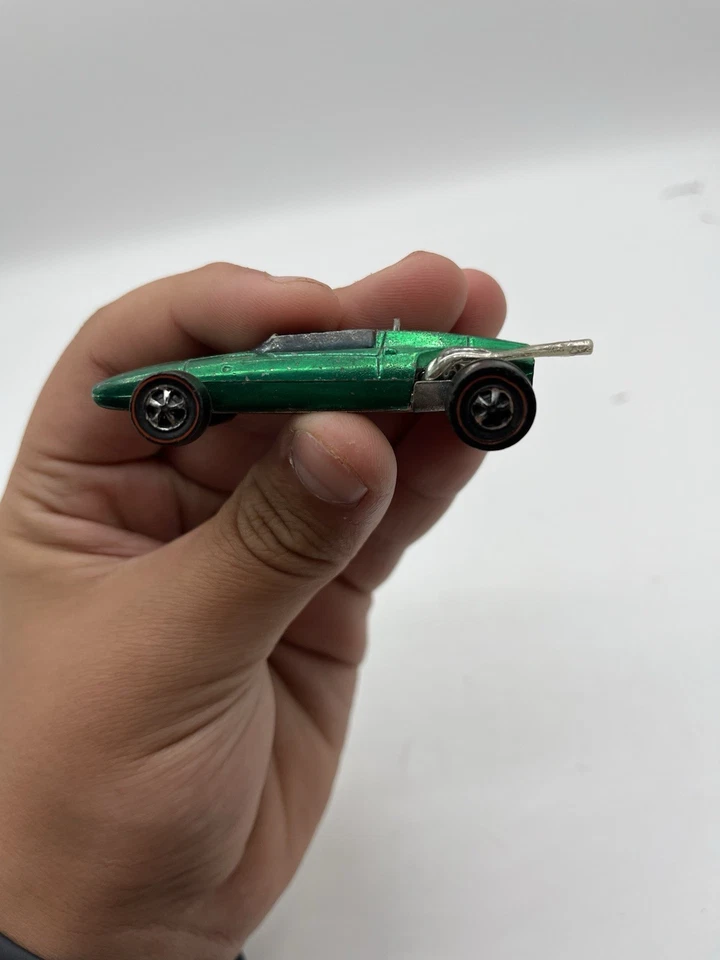 De colección Hot Wheels Grand Prix Series Redline Indy Eagle verde Hong Kong 1969 Foto 3 de 4