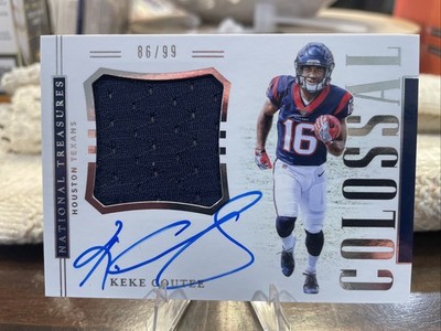 2018 Panini  NT - RC  Colossal Signatures Keke Coutee #RCS-KC /99 (AU, MEM, RC)
