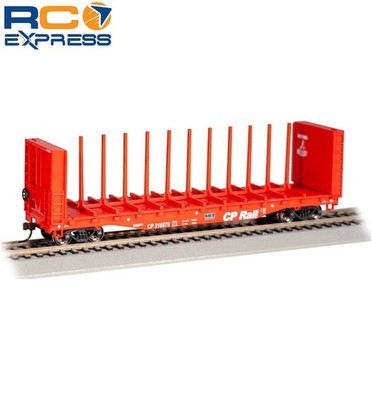 Bachmann HO 52 Center-Beam Flatcar w/ Bulkheads - CP Rail #316879 BAC12907