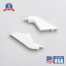 2 Pcs WB7X7189 fit GE Range Oven Door Handle White End Cap WB07X7189 AP2019455