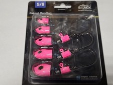 1 Pack Stack Tackle 1/2 - 1 1/2oz. SCREWY HEAD Jigs Flo. Pink - FREE SHIPPING