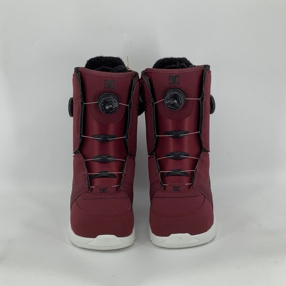 Snowboard Boots Vans Bordeaux Bota DC Size 10 Wine/Black Lotus