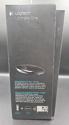 Logitech Harmony Ultimate One IR Remote 915-000224 CIB Box Cradle Charger Works - Afbeelding 9 van 20