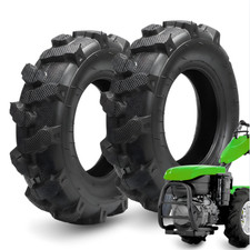 2 PNEUMATIQUES 4.00-10 |8PR PNEUS TM POUR ROUES DE MOTOCULTEUR MOTOVOLTICATEUR