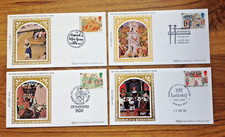 900th Anniversary of the Domesday Book  FDC  Set of 4 1986 .  Free UK  Postage