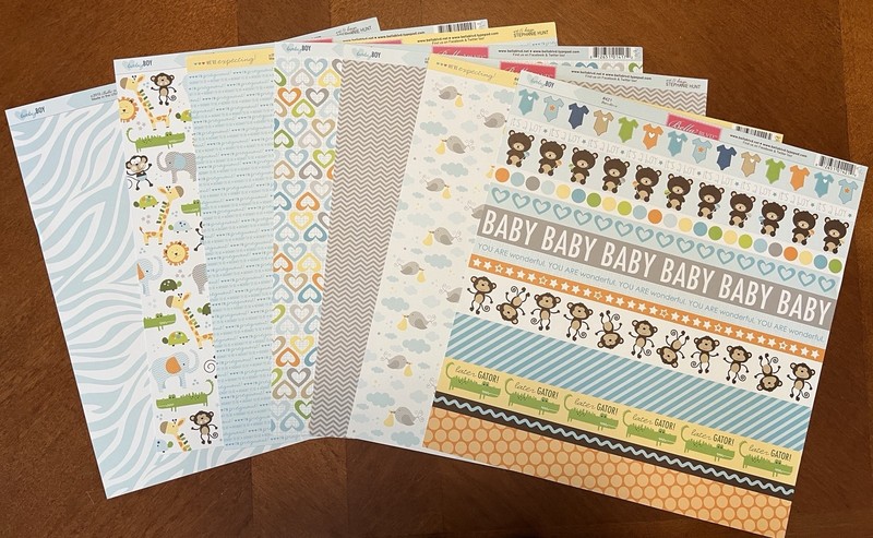 Bella Blvd Baby Boy & We’re Expecting - Jungle Safari Animals, Borders, Monkeys