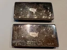 TWO PIECES of 1969 Day Mines Inc. of Wallace Idaho 3 oz .999 Silver