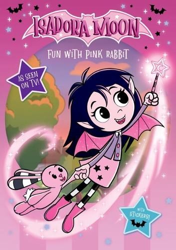 Isadora Moon: Fun With Pink Rabbit: Half vampire, half fairy, packed with puzzles, colouring, drawing, and stickers! Based on the top rated animated ... Muncaster (Isadora Moon: TV Tie In Range) - Image 4