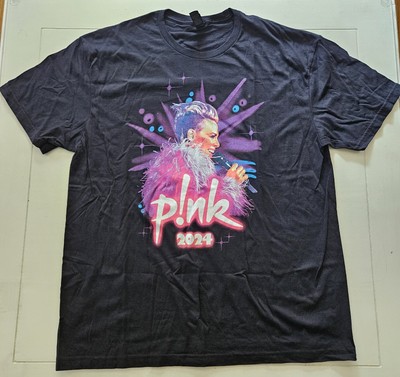 Pink 2024 Tour Tee 'Black' / Size XL / Gildan Softstyle T-Shirt